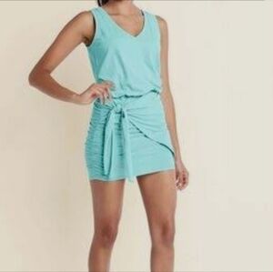 Venus Tank Mini Dress Faux Turquoise Wrap Size Women's Size XS